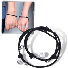 Carica l'immagine nel visualizzatore di Gallery, Set di 2 braccialetti magnetici per coppie