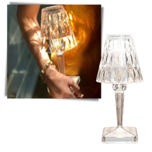 Carica l'immagine nel visualizzatore di Gallery, Lampada da scrivania in cristallo acrilico - Ozerty