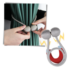Carica l'immagine nel visualizzatore di Gallery, Confezione da 2 fibbie magnetiche per tende - Ozerty