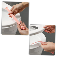 Carica l'immagine nel visualizzatore di Gallery, Confezione da 2 sollevatori per sedile del water in silicone - Ozerty