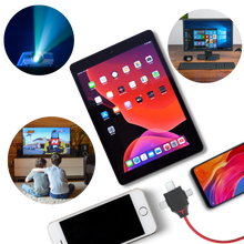 Carica l'immagine nel visualizzatore di Gallery, Cavo adattatore HDMI per telefoni e tablet - Ozerty