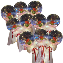 Carica l'immagine nel visualizzatore di Gallery, Bellissimo palloncino a LED con rosa