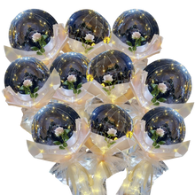Carica l'immagine nel visualizzatore di Gallery, Bellissimo palloncino a LED con rosa