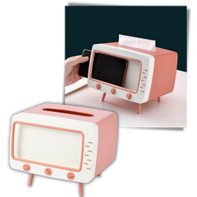 Carica l'immagine nel visualizzatore di Gallery, Distributore di fazzoletti con supporto per telefono - Ozerty