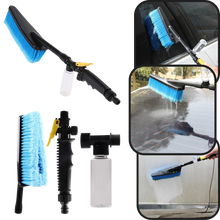 Carica l'immagine nel visualizzatore di Gallery, Kit di spazzole per la pulizia dell'auto pieghevole - Ozerty