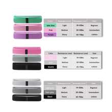 Carica l'immagine nel visualizzatore di Gallery, Set di 3 pezzi di bande elastiche di resistenza - Ozerty