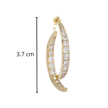 Carica l'immagine nel visualizzatore di Gallery, Orecchini a croce in argento/oro - Ozerty