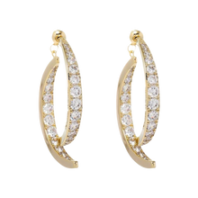 Carica l'immagine nel visualizzatore di Gallery, Orecchini a croce in argento/oro - Ozerty