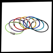 Carica l'immagine nel visualizzatore di Gallery, Confezione di portachiavi in filo flessibile - Ozerty