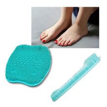 Carica l'immagine nel visualizzatore di Gallery, Massaggiatore per piedi da doccia e tappetino detergente - Ozerty
