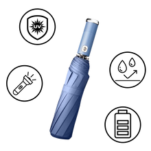 Carica l'immagine nel visualizzatore di Gallery, Ombrello da sole e pioggia a LED antivento - Ozerty