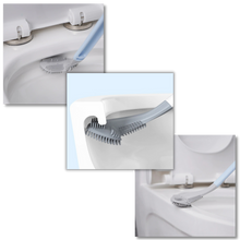 Carica l'immagine nel visualizzatore di Gallery, Scopino da toilette con manico lungo e base a muro