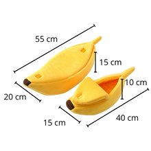 Carica l'immagine nel visualizzatore di Gallery, Letto per animali a forma di banana - Ozerty