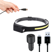 Carica l'immagine nel visualizzatore di Gallery, Lampada frontale a led ricaricabile - Ozerty