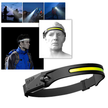 Carica l'immagine nel visualizzatore di Gallery, Lampada frontale a led ricaricabile - Ozerty