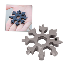 Carica l'immagine nel visualizzatore di Gallery, Multiutensile a fiocco di neve in acciaio inossidabile 18-in-1 - Ozerty