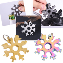 Carica l'immagine nel visualizzatore di Gallery, Multiutensile a fiocco di neve in acciaio inossidabile 18-in-1 - Ozerty