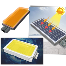 Carica l'immagine nel visualizzatore di Gallery, LED per esterni a energia solare con rilevamento del movimento - Ozerty