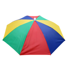 Carica l'immagine nel visualizzatore di Gallery, Cappello regolabile con ombrello senza mani -Arcobaleno - Ozerty