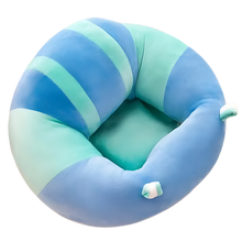 Carica l'immagine nel visualizzatore di Gallery, Cuscino igienico regolabile per seggiolino per bambini -Strisce blu lago - Ozerty