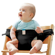 Carica l'immagine nel visualizzatore di Gallery, Seggiolone portatile regolabile -Nero - Ozerty