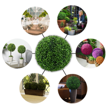 Carica l'immagine nel visualizzatore di Gallery, Palline topiarie di erba sintetica - Ozerty