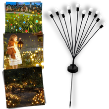 Carica l'immagine nel visualizzatore di Gallery, Luci Solari LED da Esterno Impermeabili Automatiche - Ozerty, Luci elettriche del giardino a fuoco d'artificio - Ozerty