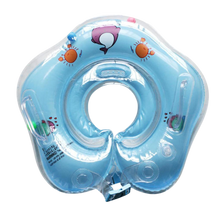 Carica l'immagine nel visualizzatore di Gallery, Anello da collo galleggiante per bebè -Blu - Ozerty