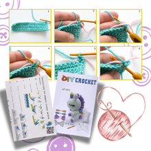 Carica l'immagine nel visualizzatore di Gallery, Kit di Animali all'Uncinetto per Principianti - Ozerty