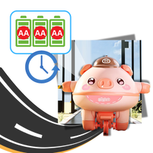 Carica l'immagine nel visualizzatore di Gallery, Maialino in monociclo giocattolo - Ozerty