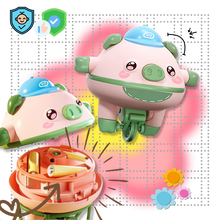 Carica l'immagine nel visualizzatore di Gallery, Maialino in monociclo giocattolo - Ozerty