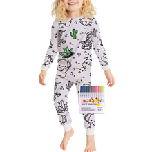 Carica l'immagine nel visualizzatore di Gallery, Pigiama Doodle Dream -Animali domestici - Ozerty