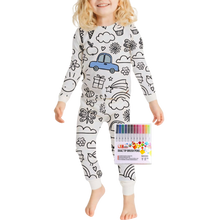 Carica l'immagine nel visualizzatore di Gallery, Pigiama Doodle Dream -Giorno bellissimo - Ozerty