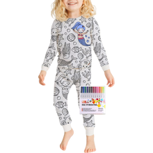 Carica l'immagine nel visualizzatore di Gallery, Pigiama Doodle Dream -Sirenetta - Ozerty