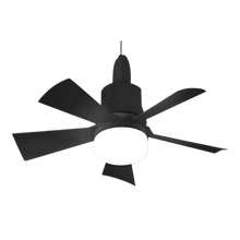 Carica l'immagine nel visualizzatore di Gallery, Lampada per ventilatore con zoccolo E27 -Nero - Ozerty