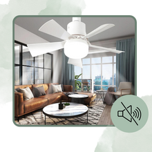 Carica l'immagine nel visualizzatore di Gallery, Lampada per ventilatore con zoccolo E27 - Ozerty