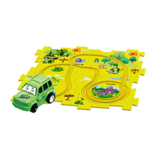 Carica l'immagine nel visualizzatore di Gallery, Set di piste educative per auto elettriche -Dinosauro/5 Pezzi - Ozerty