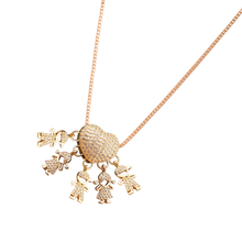 Carica l'immagine nel visualizzatore di Gallery, Elegante collana con charm per la mamma -2 Ragazze 3 Ragazzi - Ozerty