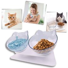 Carica l'immagine nel visualizzatore di Gallery, Ciotola comfort rialzata per gatti - Ozerty