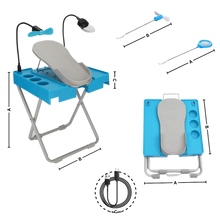 Carica l'immagine nel visualizzatore di Gallery, Poggiapiedi Ergonomico con LED per la Pedicure - Ozerty