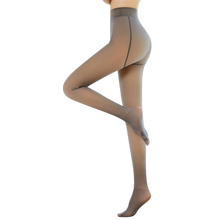 Carica l'immagine nel visualizzatore di Gallery, Collant foderati in pile finto traslucido -Caffè/Spessore1/S-MCaffè/Spessore1/L-XLCaffè/Spessore2/S-MCaffè/Spessore2/L-XLCaffè/Spessore3/S-MCaffè/Spessore3/L-XL - Ozerty