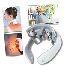 Carica l'immagine nel visualizzatore di Gallery, Massaggiatore per collo e spalle a quattro teste - Ozerty