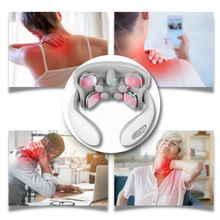 Carica l'immagine nel visualizzatore di Gallery, Massaggiatore per collo e spalle a quattro teste - Ozerty