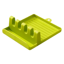 Carica l'immagine nel visualizzatore di Gallery, Porta Spatole Antiscivolo a Quattro Scomparti -Verde - Ozerty