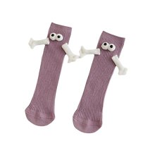 Carica l'immagine nel visualizzatore di Gallery, Divertenti calzini con mani magnetiche -Viola/Taglia unica - Ozerty