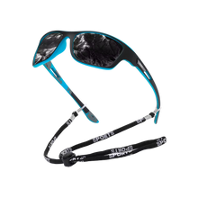 Carica l'immagine nel visualizzatore di Gallery, Occhiali da sole Glare Guard Pro -Nero e blu - Ozerty