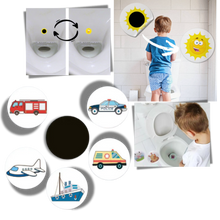 Carica l'immagine nel visualizzatore di Gallery, Adesivi per l'Educazione al Vasino Attivati dal Calore - Ozerty