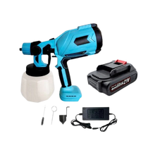 Carica l'immagine nel visualizzatore di Gallery, Pistola a spruzzo per verniciatura a batteria ad alta pressione -Presa di corrente + 1 batteria da 2000 mAh - Ozerty