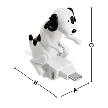 Carica l'immagine nel visualizzatore di Gallery, Cavo di ricarica rapida con cane saltellante - Ozerty