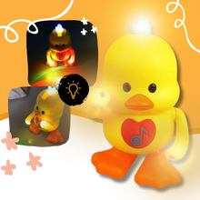Carica l'immagine nel visualizzatore di Gallery, Giocattolo interattivo con anatra danzante illuminata - Ozerty